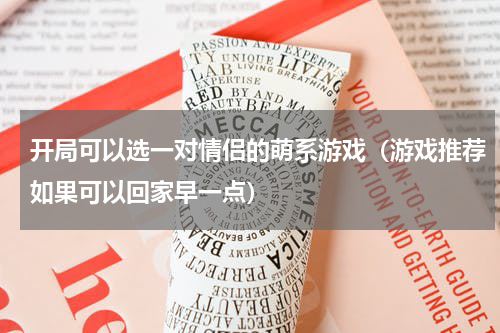 开局可以选一对情侣的萌系游戏（游戏推荐如果可以回家早一点）
