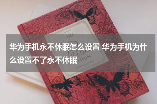 华为手机永不休眠怎么设置 华为手机为什么设置不了永不休眠