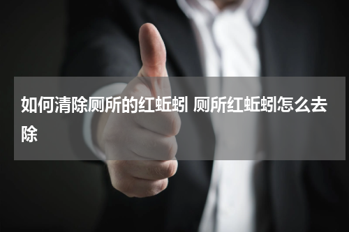 如何清除厕所的红蚯蚓 厕所红蚯蚓怎么去除