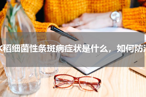 水稻细菌性条斑病症状是什么，如何防治
