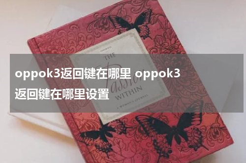 oppok3返回键在哪里 oppok3返回键在哪里设置