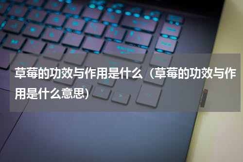 草莓的功效与作用是什么（草莓的功效与作用是什么意思）