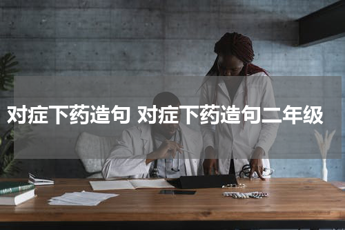 对症下药造句 对症下药造句二年级