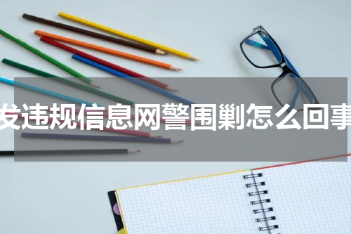 发违规信息网警围剿怎么回事