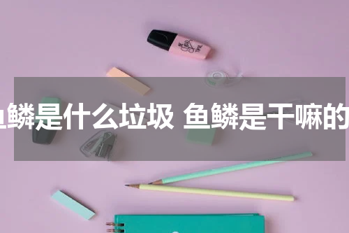 鱼鳞是什么垃圾 鱼鳞是干嘛的