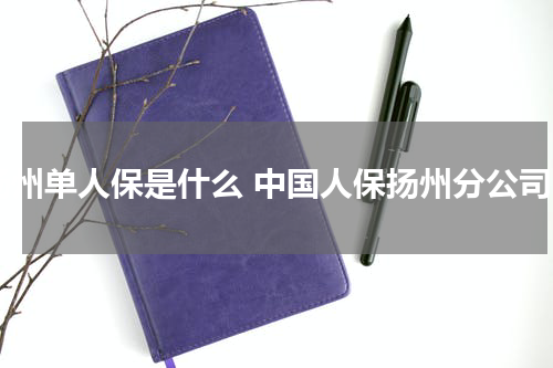 扬州单人保是什么 中国人保扬州分公司