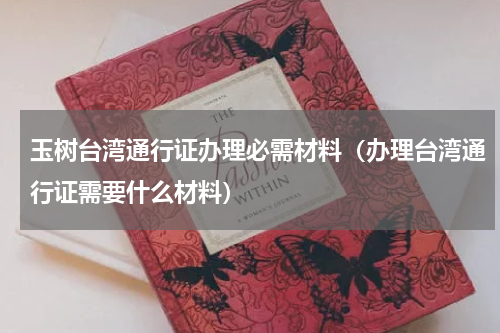 玉树台湾通行证办理必需材料（办理台湾通行证需要什么材料）