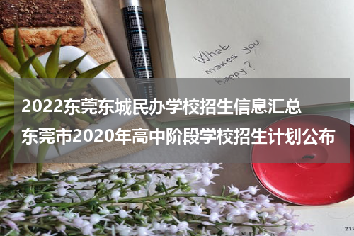 2022东莞东城民办学校招生信息汇总 东莞市2020年高中阶段学校招生计划公布