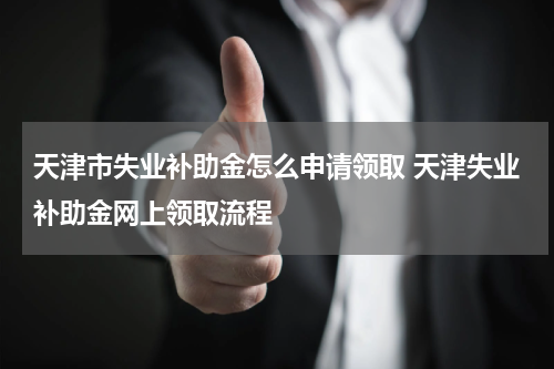 天津市失业补助金怎么申请领取 天津失业补助金网上领取流程