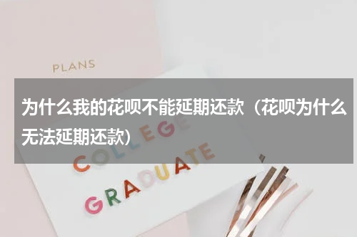 为什么我的花呗不能延期还款（花呗为什么无法延期还款）