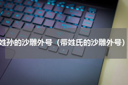 姓孙的沙雕外号（带姓氏的沙雕外号）