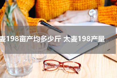 太麦198亩产均多少斤 太麦198产量