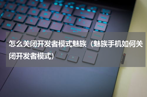 怎么关闭开发者模式魅族（魅族手机如何关闭开发者模式）