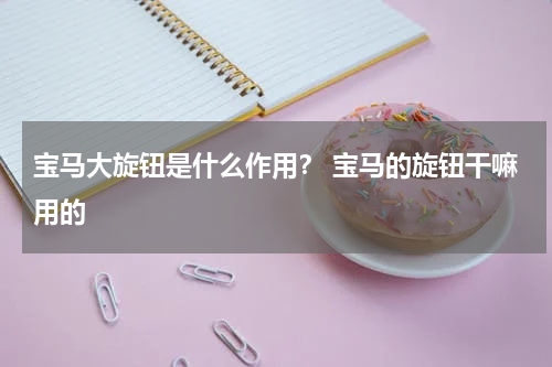 宝马大旋钮是什么作用？ 宝马的旋钮干嘛用的