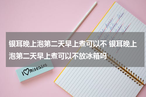 银耳晚上泡第二天早上煮可以不 银耳晚上泡第二天早上煮可以不放冰箱吗
