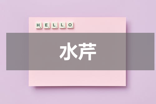 水芹