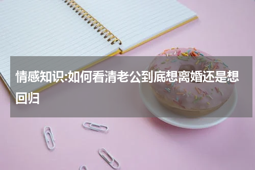 情感知识:如何看清老公到底想离婚还是想回归