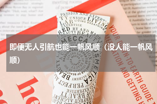 即便无人引航也能一帆风顺（没人能一帆风顺）