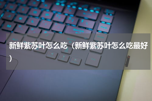 新鲜紫苏叶怎么吃（新鲜紫苏叶怎么吃最好）