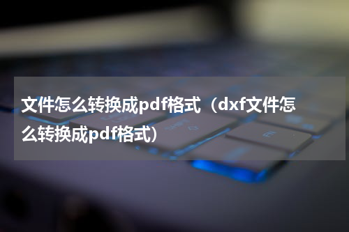 文件怎么转换成pdf格式（dxf文件怎么转换成pdf格式）