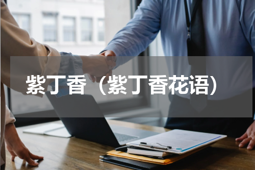 紫丁香（紫丁香花语）
