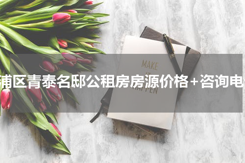 青浦区青泰名邸公租房房源价格+咨询电话