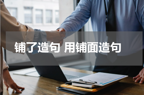 铺了造句 用铺面造句