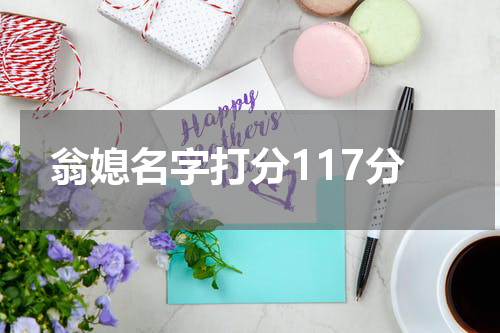 翁媳名字打分117分