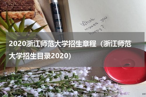 2020浙江师范大学招生章程（浙江师范大学招生目录2020）