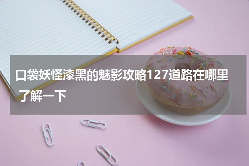 口袋妖怪漆黑的魅影攻略127道路在哪里 了解一下