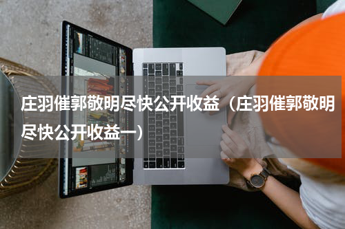 庄羽催郭敬明尽快公开收益（庄羽催郭敬明尽快公开收益一）