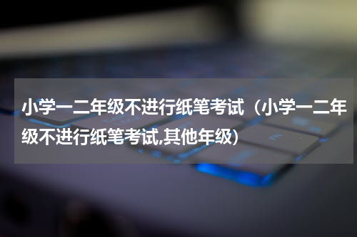 小学一二年级不进行纸笔考试（小学一二年级不进行纸笔考试,其他年级）