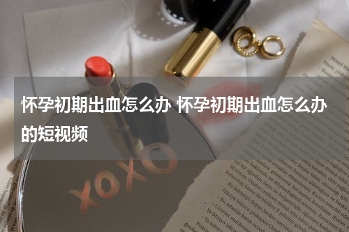 怀孕初期出血怎么办 怀孕初期出血怎么办的短视频