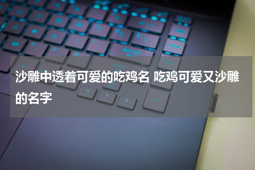 沙雕中透着可爱的吃鸡名 吃鸡可爱又沙雕的名字