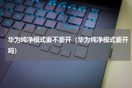 华为纯净模式要不要开（华为纯净模式要开吗）