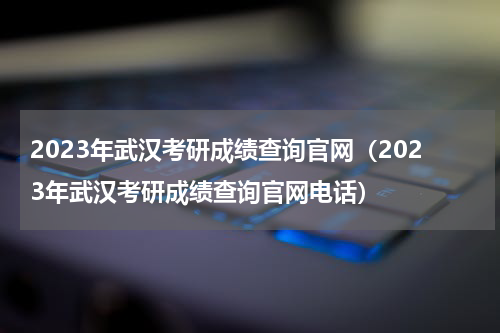 2023年武汉考研成绩查询官网（2023年武汉考研成绩查询官网电话）