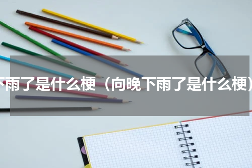 下雨了是什么梗（向晚下雨了是什么梗）