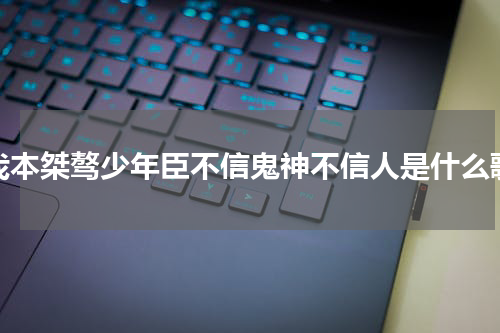 我本桀骜少年臣不信鬼神不信人是什么歌