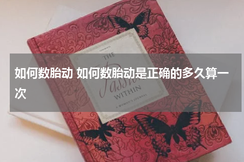 如何数胎动 如何数胎动是正确的多久算一次