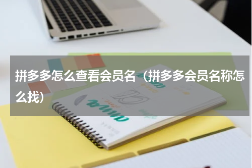 拼多多怎么查看会员名（拼多多会员名称怎么找）