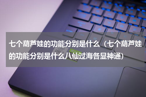 七个葫芦娃的功能分别是什么（七个葫芦娃的功能分别是什么八仙过海各显神通）