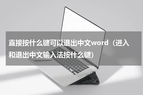 直接按什么键可以退出中文word（进入和退出中文输入法按什么键）