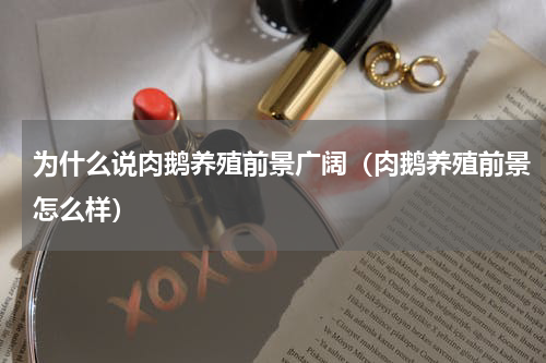 为什么说肉鹅养殖前景广阔（肉鹅养殖前景怎么样）