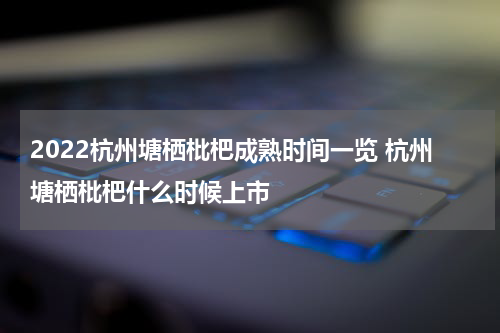 2022杭州塘栖枇杷成熟时间一览 杭州塘栖枇杷什么时候上市