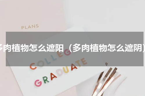多肉植物怎么遮阳（多肉植物怎么遮阴）