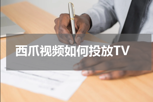西爪视频如何投放TV