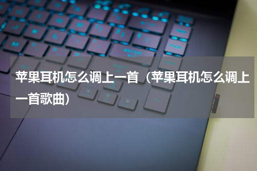 苹果耳机怎么调上一首（苹果耳机怎么调上一首歌曲）