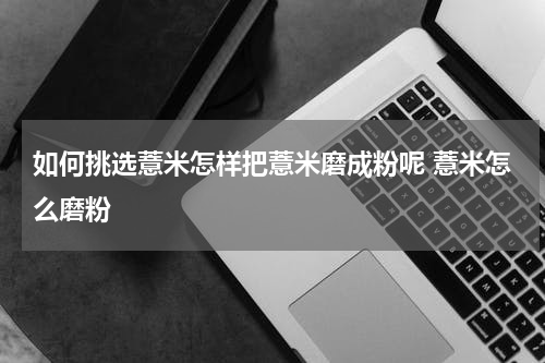 如何挑选薏米怎样把薏米磨成粉呢 薏米怎么磨粉