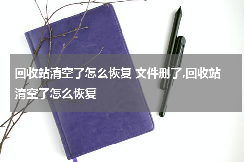 回收站清空了怎么恢复 文件删了,回收站清空了怎么恢复