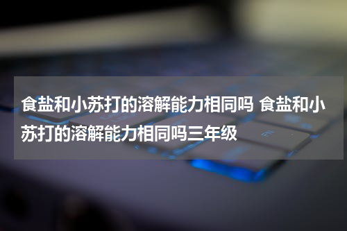 食盐和小苏打的溶解能力相同吗 食盐和小苏打的溶解能力相同吗三年级